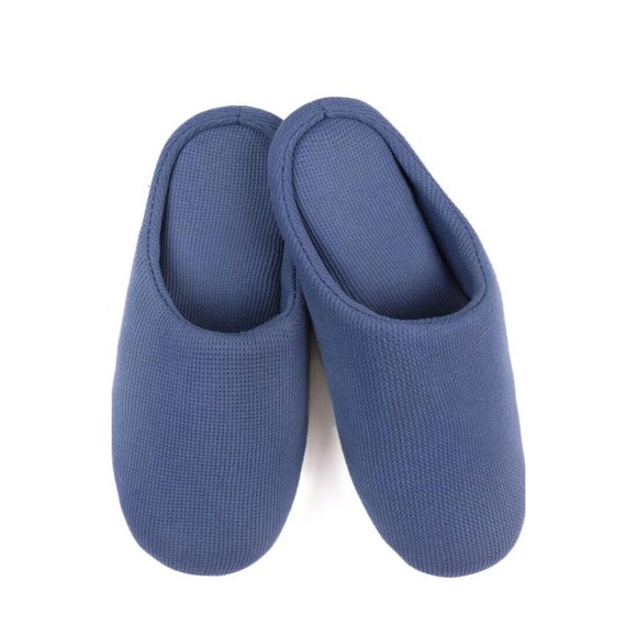 ULTRAIDEAS Men's Lightweight Cotton Slippers with Memory Foam and Soft Sole - Picture 7 of 11
